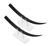 HONITANO 2pcs Fake Eyelash Model with Multiple Curvature Options for Training and Display Beauty Supplies for Eyelash Extension Teaching Natural Look Curl Wispy Design for Salons and Home