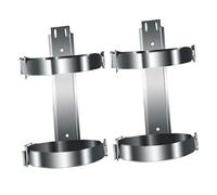HONITANO 2pcs Fire Extinguisher Wall Bracket Galvanized Iron Mounting Holder for Extinguishers Durable Practical for Home Office Classroom Vehicle Use