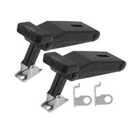 HONITANO 2pcs Flexible Over-Center Draw Latch Lock Replacement with Rubber Shock Absorption for Electrical Cabinet Doors Weather-Resistant Metal Catch for Outdoor Use and Vibration