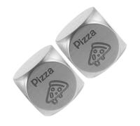 HONITANO 2pcs Food Decision Stainless Steel Dinner Decider for Interactive Fun Game Props for Stress Relief and Meal Planning