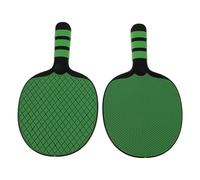 HONITANO 2pcs Green Table Tennis Paddle Set for Beginners, Training Ping Pong Rackets for Home and Outdoor Practice, Professional Rubber Pingpong Paddles