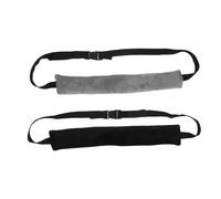 HONITANO 2pcs High Chair Straps Toddler Safety Harness Adjustable High Chair Belt for Travel and Home Use Portable Dining Seat Straps Replacement Set Black and Grey