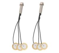 HONITANO 2pcs High Sensitivity Piezo Pickup for Kalimba One Contact Sensor with Sound Amplification Instrument Transducer for Thumb Piano Performances