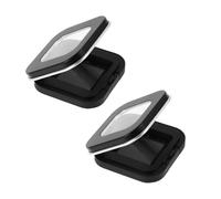 HONITANO 2Pcs Magnetic Empty Eyeshadow Replacement Box for Travel Compact Makeup Powder Container Refillable Loose Powder Case Versatile Storage for Highlighter and Blush