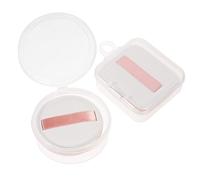 HONITANO 2pcs Makeup Sponges and Powder Applicators Set, Triangle round Shapes, Dual-use Wet Dry Applicators with Storage Box, Soft Beauty Sponges for Foundation and Face Powder,
