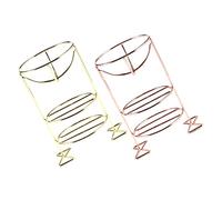 HONITANO 2pcs Metal Makeup Sponge Holder Drying Rack Beauty Sponge Organizer Powder Puff Stand Rose Gold Gold Metal Three-layer Storage for Cosmetic Use