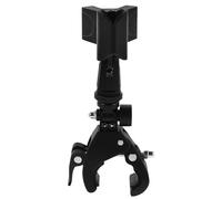 HONITANO 2pcs Microphone Arm Desk Mount Clamp: Adjustable Crab Clip Spring Microphone Holder - 1/4'' Nut Mic Stand Adapter Set for Tabletop Studio Stage Karaoke