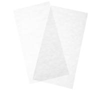 HONITANO 2Pcs Natural Seashell Guitar Headstock Overlay Sheets for Guitar and Bass, Fingerboard Decoration and Repair, White Inlay Material Set