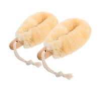 HONITANO 2pcs Natural Sisal Fiber Body Brush for Exfoliating Deep Cleansing Ergonomic Handle Bath Scrubber for Dry Brushing and Shower Use Gentle Plant Fiber Scrub Brush for Smooth Skin