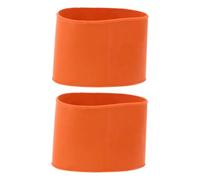 HONITANO 2pcs Orange Rubber Diving Suit Wrist Seal Retainer Cuff Keeper Loop for Wetsuit and Drysuit Scuba Diving, Surfing, Snorkeling Wrist Gasket Strap