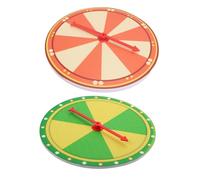 HONITANO 2pcs Party Prize Wheel Turntable Plastic Lottery Wheel for Teaching Activities and Game Props Smooth Spinning Tabletop Game for Birthday Wedding Christmas Family Gatherings