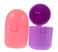 HONITANO 2Pcs Period Cup Storage Box Microwave Safe Food Grade PP Organizer for Women Personal Items High Temperature Resistant Portable Tool