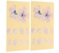 HONITANO 2pcs Pink Guitar Fretboard Stickers Made of Pvc Creative and Delicate Flower Decals that Beautify Your Guitar and Add Charm for Musical Instrument Decoration and Party Decor