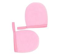 HONITANO 2Pcs Plush Lotion Mitt Soft Flocking Tanning Tool for Even Application of Sun Cream and Oil for Effortless Body Lotion Coverage and Tanning for Shared Use