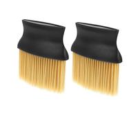 HONITANO 2pcs Portable Hairdressing Cleaning Brush Neck Dust Collector with Comfortable Bristles for Barber Salon Hair and Beard Cleanup Easy to Hold and Skin-Friendly