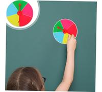 HONITANO 2Pcs Portable Prize Wheel PVC DIY Rotating Lottery Plate for Party Games and Events Compact Hanging Spin Wheel for Adults