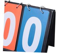 HONITANO 2pcs Portable Tabletop Basketball Scoreboard Manual Flip Score Keeper for Indoor Outdoor Sports Schools and Community Events