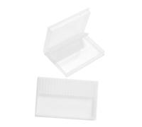 HONITANO 2pcs Professional Manicure Drill Bit Holder Box Slots Nail Art Storage Case Portable Tool Organizer for Nail Drill Bits and Polishing Heads