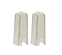 HONITANO 2pcs Protective Cover Record Player Needle Cover Record Needle Protector Stylus Plastic Cap Replacement, Compatible with Ortofon