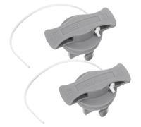 HONITANO 2pcs PVC Air Valve Caps for Inflatable Boats Kayak Canoe Paddle Boards Strong Sealing Leakage Adapter Covers Replacement Accessories