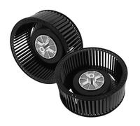 HONITANO 2pcs Range Hood Exhaust Fan Replacement Wind Wheel with Filter Low Noise Kitchen Vent Hood Parts Quick Install Ventilation Blower Compatible with Various Models