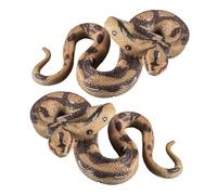 HONITANO 2Pcs Realistic Scary Snake for Halloween Pranks Lifelike Garden Decor for Halloween Games and Scary Fun