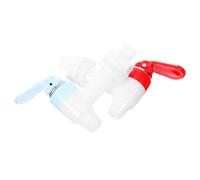HONITANO 2pcs Replacement Plastic Water Spout Tap for Cooler Dispenser Durable Silicone Faucet Outlet for Water Jugs Wine Barrels Easy Installation and Detachable for Cleaning Random Color