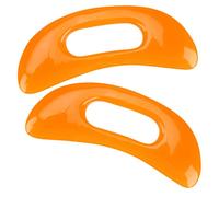 HONITANO 2Pcs Resin Moon Shaped Gua Sha Scraping Board for Body Massage Smooth Edges Safe for Skin Lightweight Portable Massage Tool for Home Full Body Relaxation and Relief