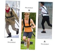 HONITANO 2pcs Resistance Training Belt with Metal Buckles Shoulder Straps Sled Harness for Fitness Weight Bearing and Professional Sports Team Workouts