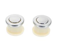 HONITANO 2pcs Retractable Embedded Spring Knobs Zinc Alloy Door Pull Handles for Cabinet Cupboard Wardrobe Furniture Easy Install Invisible Retractable Design for Home Interior
