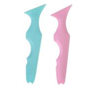 HONITANO 2pcs Silicone Eyeliner Stencil Makeup Aid Template for Beginners Eyebrow Stencils Eyeliner Ruler Reusable Eye Liner Shadow Guide