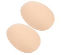 HONITANO 2pcs Silicone Hip Pads for Women Self-Adhesive Buttock Inserts, Skin Color Oval Side Hip Lift Pads for Underwear and Skirts, Invisible Short Cushion Shaper