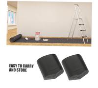 HONITANO 2pcs Silicone Non-Slip Ladder Feet Covers Anti-Slip Caps Replacement Extension Ladder Accessories Foldable Cushion Pads Protecting Floors and Preventing Noise
