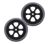 HONITANO 2pcs Small Wheels for Wheelchair Replacement Front Swivel Wheels for Disability Walker Quiet Rolling for Indoor Outdoor Use