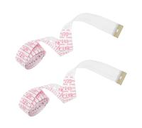 HONITANO 2pcs Soft Braille Tape Measure Flexible Ruler for Vision Impaired Portable Measuring Tape Braille Learning Supply
