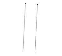 HONITANO 2pcs Stainless Steel Foosball Table Replacement Rods Soccer Machine Poles Easy Install Table Football Accessories for Home Office and Game Use