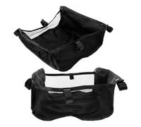 HONITANO 2pcs Stroller Mesh Bag Pushchair Cargo Basket Lightweight Oxford Cloth Stroller Storage Organizer Net Bag with Large Capacity for Baby Essentials Underseat Storage