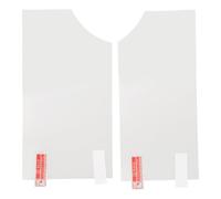 HONITANO 2PCS Transparent Guitar Pickguard Film No Glue Adsorption Peel Off Pickguard Protector to Prevent Scratching for Acoustic Guitar Surface 0.1mm Thick, 5.7x3"