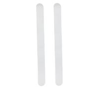 HONITANO 2pcs Transparent Tennis Racket Tape Self-adhesive Tpu Edge Protector for Ball Retrieving Easy to Install and Clean Prevents Frame Damage and Enhances for All Levels