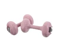 HONITANO 2pcs Water-injected Dumbbell Travel Dumbbells Toning Weights Refillable Travel Weights Quiet 1kg Hand Ladies Aqua Pink