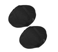 HONITANO 2pcs Waterproof Gong Bag Portable Oxford Cloth Cymbal Protective Bag Black Single Layer Carry Handle Suitable for Musicians and Performers