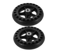 HONITANO 2pcs Wheelchair Wheels Replacement Solid Tire Parts Fit Front and Rear Wheelchair Casters Rollers Central Tires for Mobility Scooter Accessories