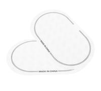 HONITANO 2pcs White Drum Strengthen Pads for Snare Drum Tpe Material Washable Protective Head Never Lose Shape Skin Protector for Household and Set Players