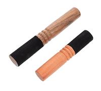 HONITANO 2pcs Wooden Singing Bowl Striker Set Handcrafted Tibetan Meditation Mallet Sturdy Wooden Handle for Sound Therapy and Healing Music