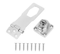 HONITANO 2pcs Zinc Alloy Cabinet Latch Locks with Mounting Accessories Safety Gate Locks for Home Furniture Easy Installation Polished Edges