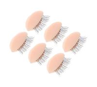 HONITANO 3 Pairs Replacement Eyelids for Eyelash Extension Practice Kit Soft Skin Like Makeup Training Tool Easy to Clean Detachable Eyelid Pads for Professional Lash Application