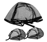 HONITANO 3 pcs Black Mesh Wig Caps for Women Breathable Hair Net for Wig Suitable for Various Hairstyles and Occasions