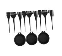 HONITANO 3 Sets Hair Dyeing Tools Set Foldable Mixing Bowls with Brushes and Tint Applicator Comb for Women Hair Coloring Kit Even Application No Spill