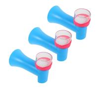 HONITANO 3 Sets Sound Wave Vibration Model DIY Science Kit for Plastic Ear Drum Educational for Classroom and Home Early Learning Portable Cognitive Sound Transmission Teaching Aid