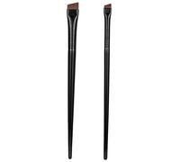 HONITANO 3 Sets Ultra Thin Angled Eyebrow Brush and Fine Eyeliner Makeup Set, Slanted Precision Brow Brush Kit for Women, Portable Eye Makeup Tools for Professional Eyebrow and Eyeliner Application